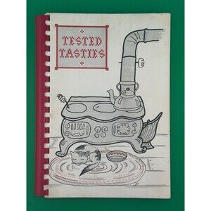 Tested Tasties 1956 Central Christian Church Community Cookbook Vintage
